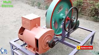 how to make 17kw free energy generator from 3hp motor and 17kw alternator with full rpm calculation [upl. by Etnaed]