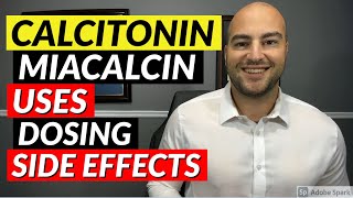 Calcitonin Miacalcin  Pharmacist Review  Uses Dosing Side Effects [upl. by Neladgam]