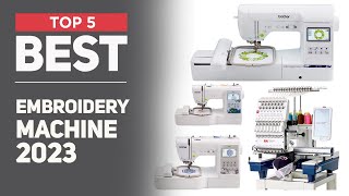 5 Best Embroidery Machine in 2024 [upl. by Volding]