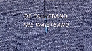 Het naaien van een tailleband  Sewing a waistband [upl. by Mather]