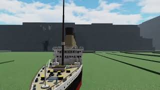 titanic model progress whimsical building roblox [upl. by Ailecara692]