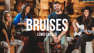 BRUISES  Lewis Capaldi ACOUSTIC COVER by Germein Sisters amp Isaac Humphries [upl. by Ahterod104]