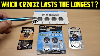 Can Amazon Basics CR2032 Battery Beat Energizer or Duracell I Have The Answer [upl. by Peppard]