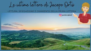 Ultime Lettere di Jacopo Ortis U Foscolo  Audiolibro Integrale [upl. by Germano]