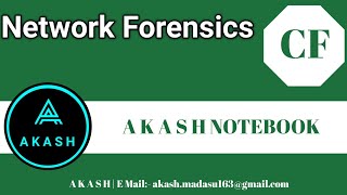 Network Forensics  Cyber Forensics  B Tech  JNTUH  A K A S H NOTEBOOK 10 [upl. by Jules]