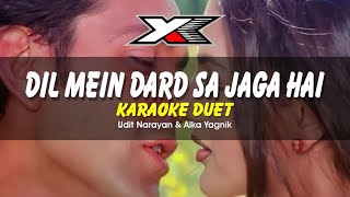 Dil Mein Dard Sa Jaga Hai Karaoke  Duet  Alka Yagnik Udit Narayan  Kranti  Bobby Deol Ameesha [upl. by Dalila]