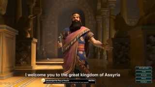 Civilization 5 All Leaders English Sub part 1 [upl. by Renat]