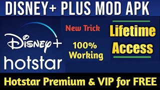 Disney Hotstar MOD APK  Hotstar Premium Mod Apk  100 Working  Premium Free Lifetime 2020 [upl. by Winthrop]