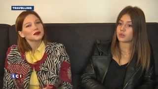 Lea Seydoux and Adele Exarchopoulos Interview «LCI» [upl. by Rimola]