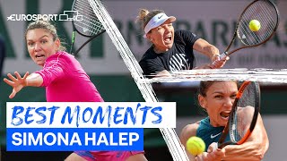 Top 5 Simona Halep  Roland Garros  Eurosport Tennis [upl. by Charyl]