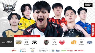 🔴 LIVE  MPL ID S14  Regular Season Hari 3 Minggu 9  Bahasa Indonesia [upl. by Lilybelle]