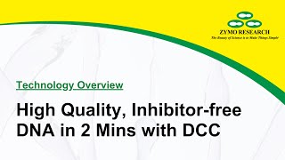 High Quality Inhibitorfree DNA in 2 Mins with DCC DNA Clean amp Concentrator  Zymo Research [upl. by Heady383]