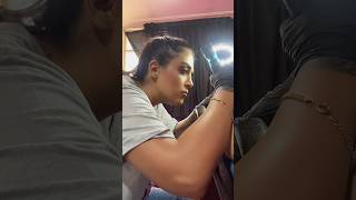 فقط تتوی آخر😍 ولاگروزانه تتو tattoo مینیولاگ vlog ولاگ روزمرگیdailyvlog tattooartist [upl. by Nadruoj]