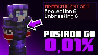 PRZEZ TEN SET ZOSTAŁEM NIEŚMIERTELNY w Minecraft  ANARCHIAGG [upl. by Ahsiekahs747]