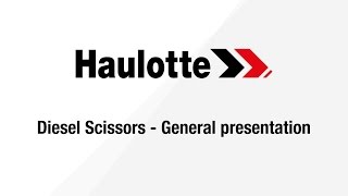 Haulotte Diesel Scissors [upl. by Chloris]