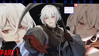 I Am Defying Death BY DATING HIM WHY IS DEATH SO HOT  A Date With Death Visual Novel Part 1 [upl. by Archangel]