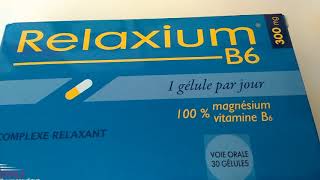 RELAXUIM B6 300 mg دواء مكمل غدائي لعلاج القلق ،صعوبة النوم و التركيز،، التعب ، التشنجات العضلية [upl. by Peugia]