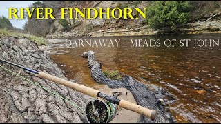 SALMON FISHING  RIVER FINDHORN  DARNAWAY  MEADS OF ST JOHN  SPRING 2024  SCOTLAND [upl. by Dorthea2]