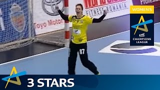 3 Stars  Quarterfinals  Leg 1  Womens EHF Champions League [upl. by Eninej]