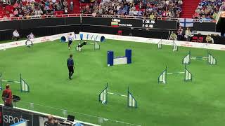 Marita amp Duka FCI AWC Jumping 2019 Agility World Open clean run Dog agility [upl. by Barbabra702]