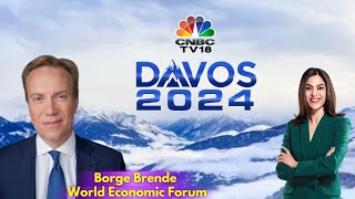 LIVE Davos 2024  Will 2024 Be A Time For Resolution Resilience amp Recovery  Borge Brende EXCL [upl. by Alekahs]