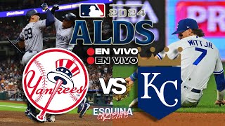 🔴 EN VIVO NEW YORK YANKEES vs KANSAS CITY ROYALS  AMERICAN LEAGUE DIVISION SERIES 2024  MLB LIVE [upl. by Hoagland938]