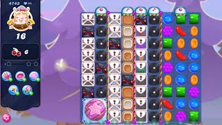 Candy Crush Saga LEVEL 4743 NO BOOSTERS new version🔄✅ [upl. by Penni]