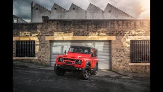 Chelsea Truck Company Land Rover Defender in Lava Orange [upl. by Ahsenid]