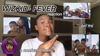 WIZKID FEVER Official Video REACTION  Stephanie Moka [upl. by Oht]