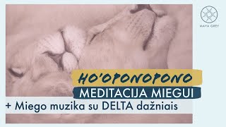 Hooponopono meditacija miegui lietuviškai  2 val raminanti muzika miegui su DELTA miego dažniais [upl. by Norel618]