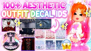 🌷100 Aesthetic Outfit Fabric Decal IDs ✨ Y2K Gyaru Sweet Lolita amp More 👑 ROBLOX Royale High [upl. by Yttisahc]