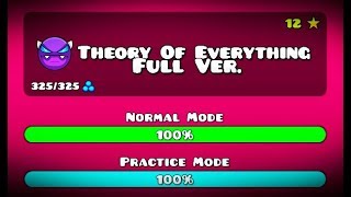 THEORY OF EVERYTHING FULL VERSION GEOMETRY DASH 211 [upl. by Yrffoeg]