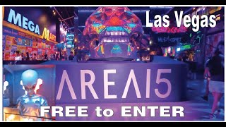 AREA 15 walkthrough 4k 2022 Las Vegas FREE to enter [upl. by Ticknor]