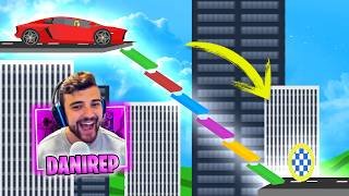 LA MEGA RAMPA DE DANIREP EN HAPPY WHEELS INCREIBLE [upl. by Ttirrem]