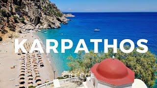 Karpathos Greece ► Video guide 15 min  4K [upl. by Adnolrehs]