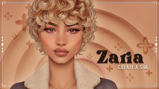 🦋THE SIMS 4 ¦ Create A Sim  quotZariaquot🦋  FULL CC List [upl. by Nivrac]