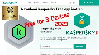 Kaspersky Antivirus free activation for 3 devices  IT Road [upl. by Nibuz]