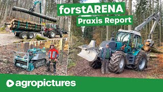 Pfanzelt forstARENA Praxis Reports 2022 🎥🚜🌲 Pfanzelt Pm Trac Moritz und Rückeanhänger im Einsatz [upl. by Hercule]