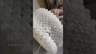 Свадебная сумочка из бусин инст Omorfiabeads сумкиизбусин бисер сумкаизбусин handmade beads [upl. by Wheeler]