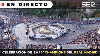 🏆⚽️ La celebración de la 14ª Champions League del Real Madrid en directo [upl. by Raney]