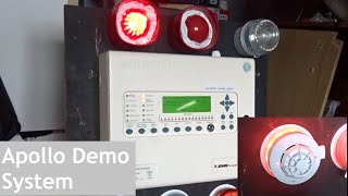 Apollo XP95Discovery demo fire alarm system test 1 [upl. by Horne596]