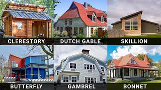 15 Common Roof Types Explained  House Roof Ideas [upl. by Worden]