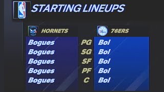 NBA 2K25  Team of Muggsy Bogues vs Team of Manute Bol Jordan Era Gameplay [upl. by Eiuqcaj691]