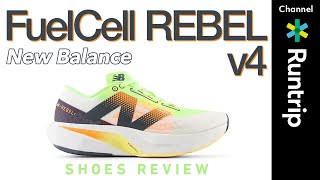 【New Balance】人気シューズ最新作「FuelCell REBEL v4」をレビュー。初めてのレーシングシューズにもおすすめの一足！【シューズレビュー】 [upl. by Roumell]