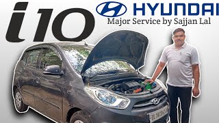 Hyundai i10  2012  PetrolCng  Major Service amp Complete Suspension  Sajjan Lal car Mechanic [upl. by Abbotsen473]