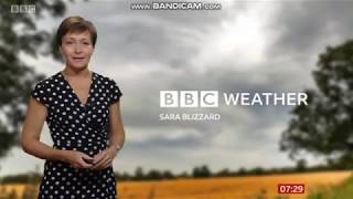 Sara Blizzard weather presenter in the east midlands in a polka dot dress [upl. by Paine630]