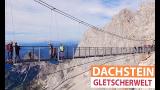 Dachstein Gletscher in Schladming  spektakuläre Gletscherwelt mit Treppe ins Nichts und Eispalast [upl. by Notxap]