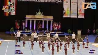 Team Philippines Allgirl at CWC Finals Cheerleading World Championships 2015 in Berlin [upl. by Ikir393]