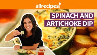 How to Make Hot Spinach and Artichoke Dip  Get Cookin  Allrecipescom [upl. by Enotna]