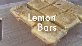 Lemon bars  Carrés au citron [upl. by Sille]